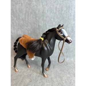 Bratz Horse Toy Figure Kids OS Black Braided Mane Velvet Saddle Bridle